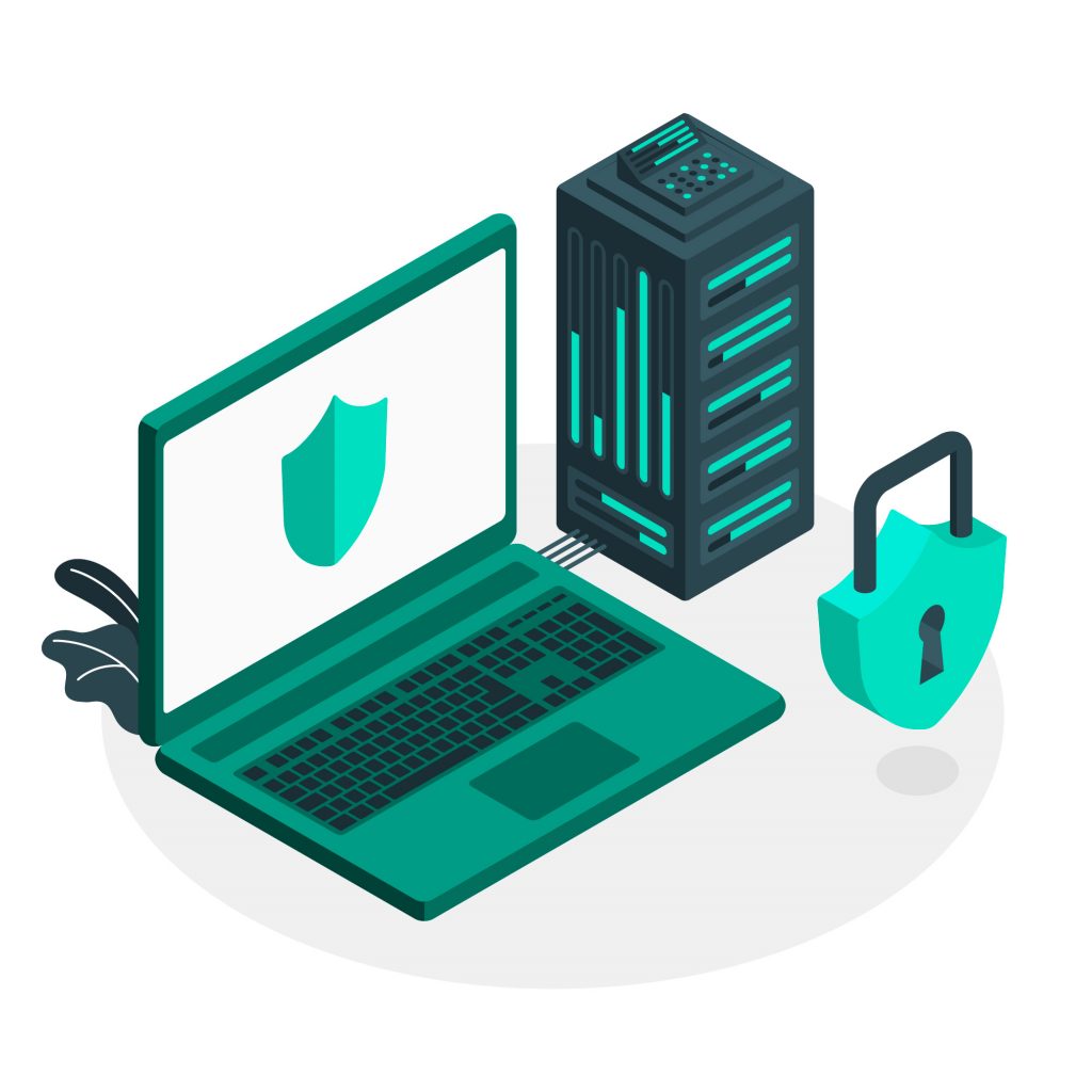 securite data center illustration